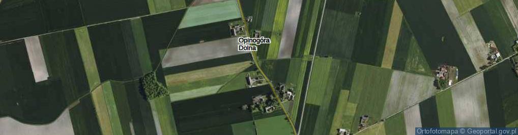 Zdjęcie satelitarne Opinogóra Dolna ul.